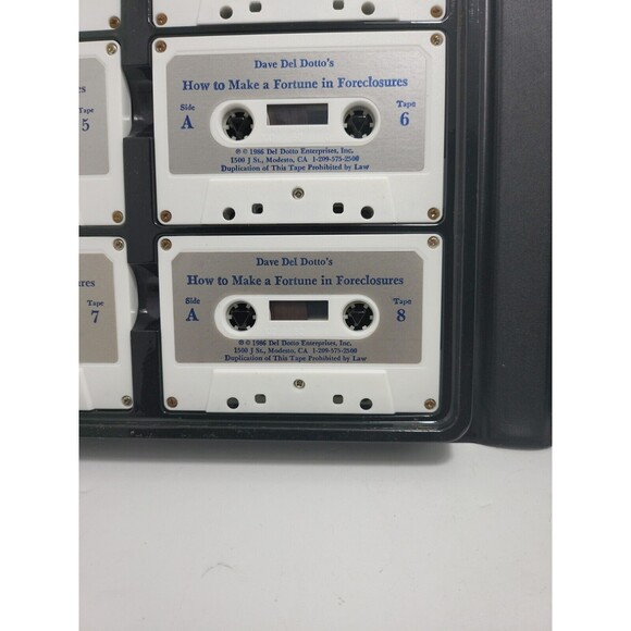 Dave Del Dotto’s Cash Flow Expo Library-Complete 16 Audio Cassette Tapes-1986 - Picture 6 of 7